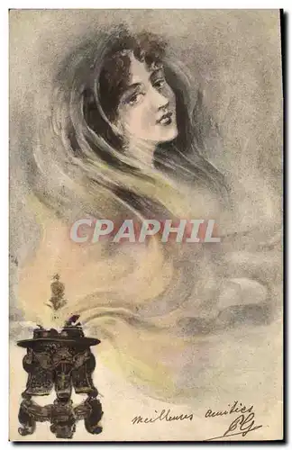 Cartes postales Fantaisie Illustrateur Femme