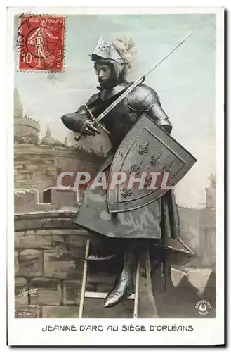 Cartes postales Jeanne d&#39Arc au siege d&#39Orleans