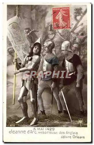Cartes postales Jeanne d&#39Arc victorieuse des Anglais