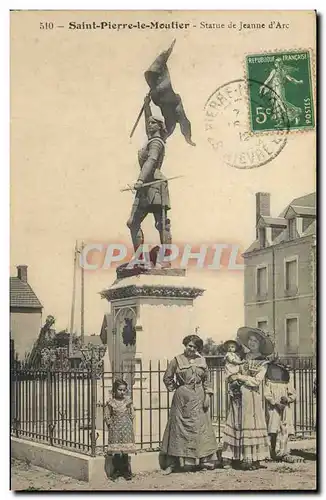 Cartes postales Saint Pierre le Moutier Statue de Jeanne d&#39Arc