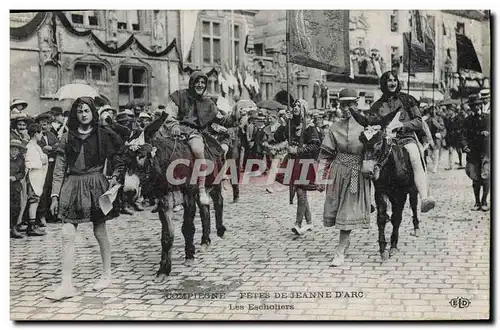 Ansichtskarte AK Compiegne Fetes de Jeanne d&#39Arc Les Escholiers Ane Mule