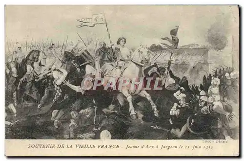 Cartes postales Jeanne d&#39Arc a Jargeau le 11 juin 1429