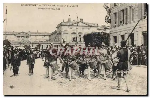 Cartes postales Compiegne Fetes de Jeanne d&#39Arc Musiciens du roi