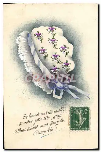 Cartes postales Fantaisie Ste Catherine Bonnet