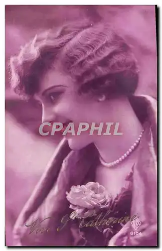 Cartes postales Fantaisie Ste Catherine Femme