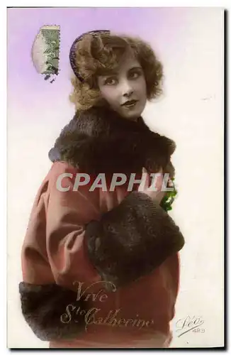 Cartes postales Fantaisie Ste Catherine Femme