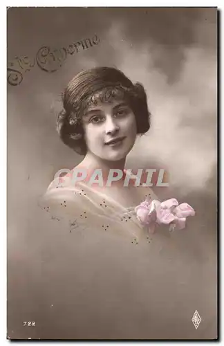 Cartes postales Fantaisie Ste Catherine Femme