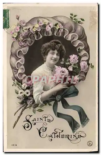 Cartes postales Fantaisie Ste Catherine Femme