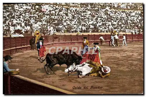 Cartes postales Corrida Course de taureaux Caida del Picador