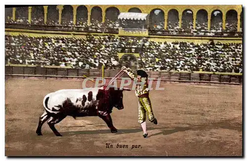 Ansichtskarte AK Corrida Course de taureaux Un buen par