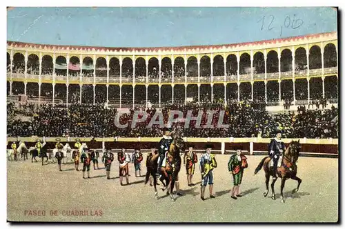Cartes postales Corrida Course de taureaux Paseo de cuadrillas