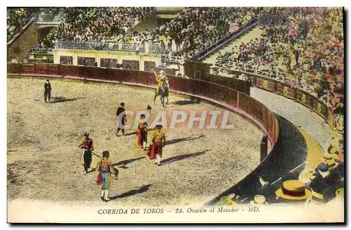 Cartes postales Corrida Course de taureaux Ovacion al matador