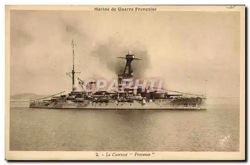 Cartes postales Bateau Guerre Le Cuirasse Provence