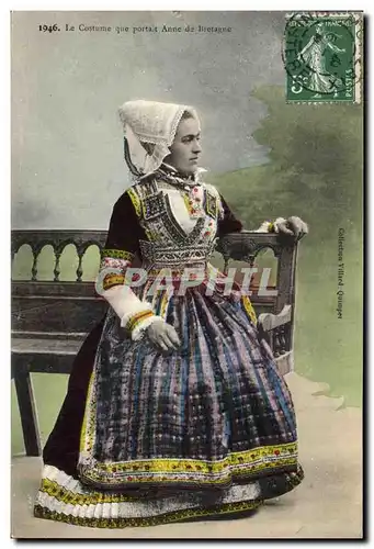 Ansichtskarte AK Folklore Le costume que portait Anne de Bretagne