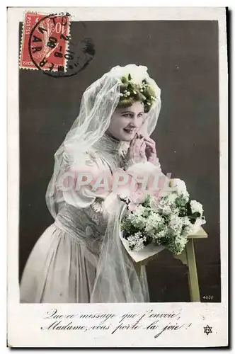 Cartes postales Fantaisie Femme Mariage