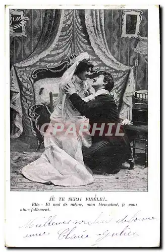 Cartes postales Fantaisie Femme Mariage