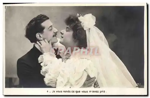 Cartes postales Fantaisie Femme Mariage