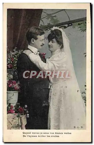 Cartes postales Fantaisie Femme Mariage