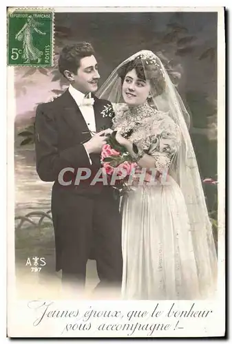 Cartes postales Fantaisie Femme Mariage