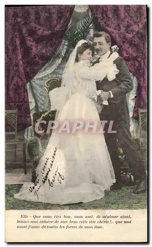 Cartes postales Fantaisie Femme Mariage