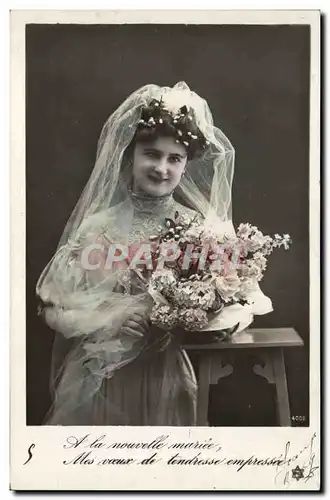 Cartes postales Fantaisie Femme Mariage