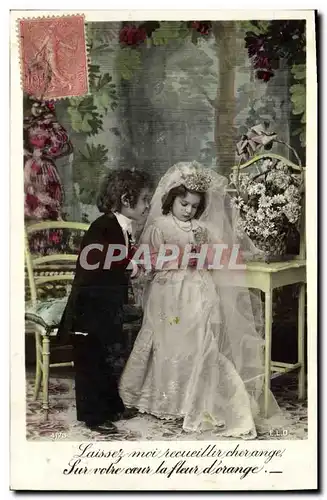 Ansichtskarte AK Fantaisie Enfants Mariage