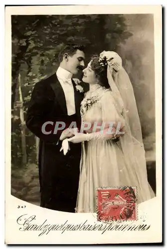 Cartes postales Fantaisie Femme Mariage