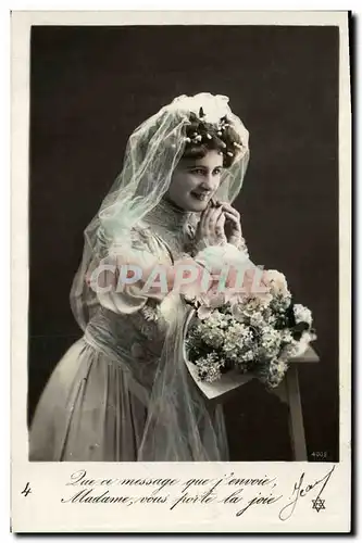 Cartes postales Fantaisie Femme Mariage