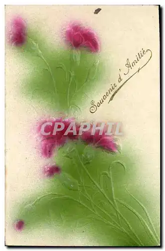 Cartes postales Fantaisie Fleurs