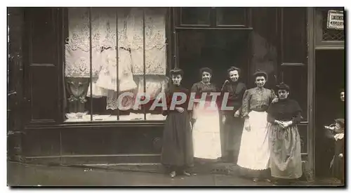 CARTE PHOTO Repassage Blanchissage Blanchisserie