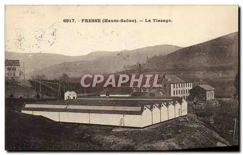Cartes postales Fresse Le tissage