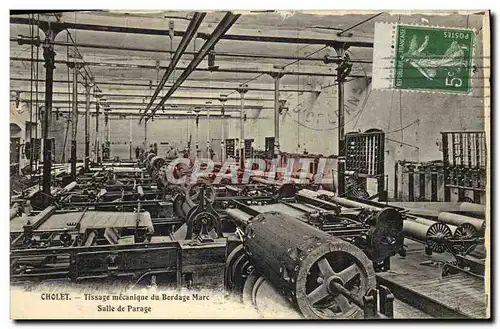 Cartes postales Cholet Tissage mecanique du bordage Marc Salle de parage