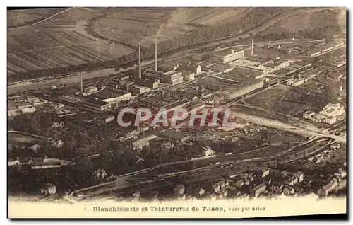 Cartes postales Blanchisserie et Teinturerie de Thaon vues par avion