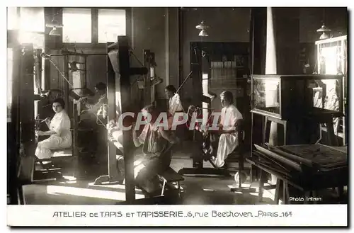 Cartes postales Atelier de tapis et tapisserie 6 rue Beethoven Paris 16eme TOP