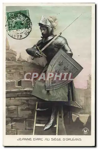 Cartes postales Jeanne d&#39Arc au siege d&#39Orleans