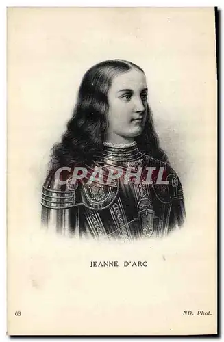 Cartes postales Jeanne d&#39Arc