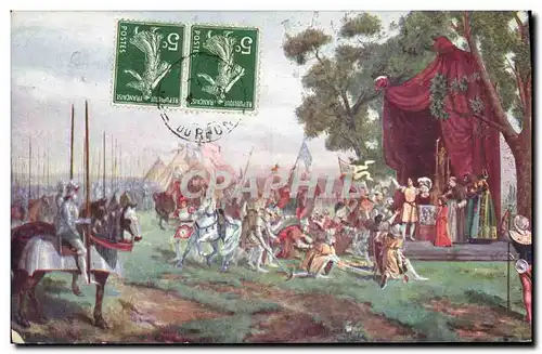 Cartes postales Jeanne d&#39Arc Apres la victoire de Patay