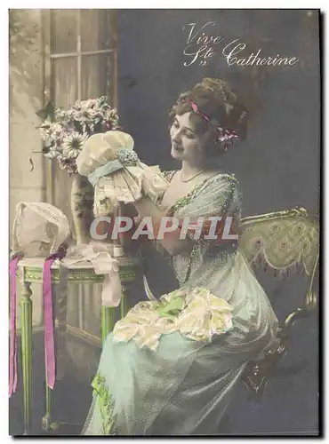 Cartes postales Fantaisie Ste Catherine Bonnet