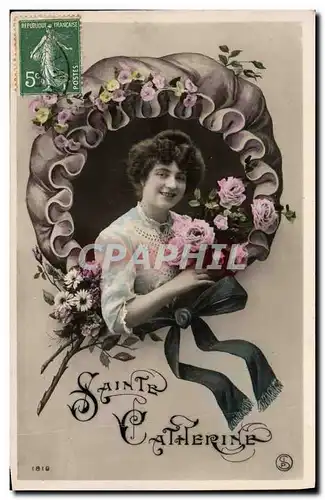 Cartes postales Fantaisie Ste Catherine Bonnet