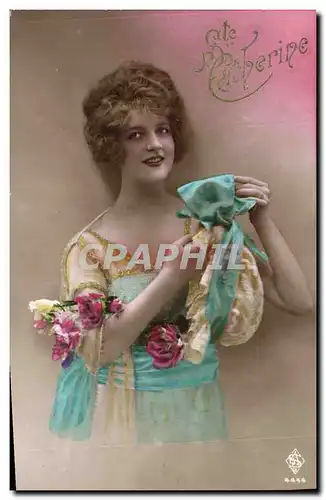 Cartes postales Fantaisie Ste Catherine Bonnet Femme