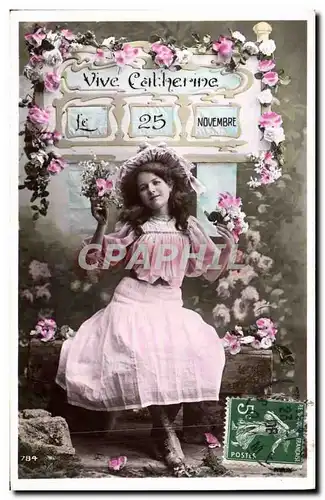 Cartes postales Fantaisie Ste Catherine Bonnet