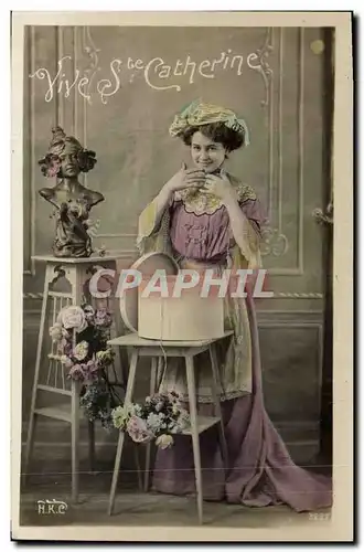 Cartes postales Fantaisie Ste Catherine Femme