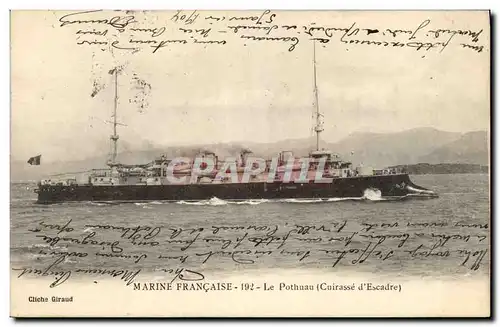 Cartes postales Bateau de Guerre Le Pohtuau Cuirasse d&#39escadre