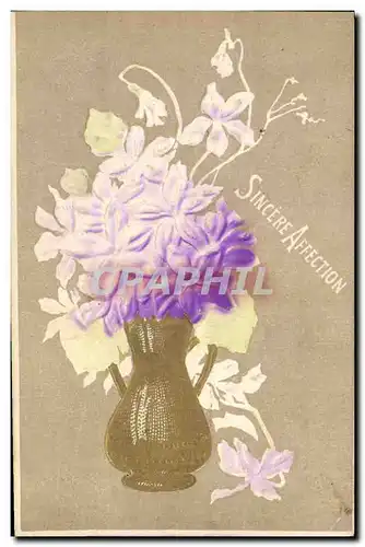 Cartes postales Fantaisie Fleurs