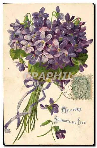 Cartes postales Fantaisie Fleurs