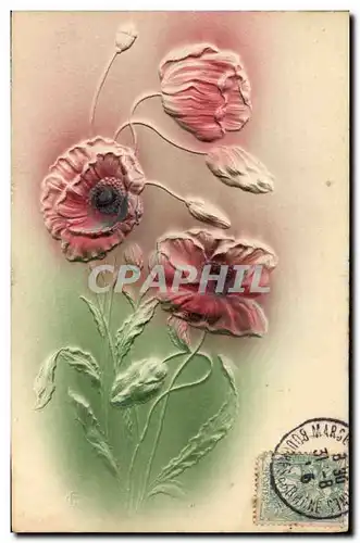 Cartes postales Fantaisie Fleurs