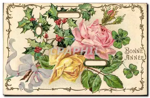 Cartes postales Fantaisie Fleurs