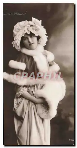 Cartes postales Fantaisie Femme Fourrure