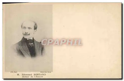 Cartes postales M Edmond Rostand Auteur de L&#39Aiglon