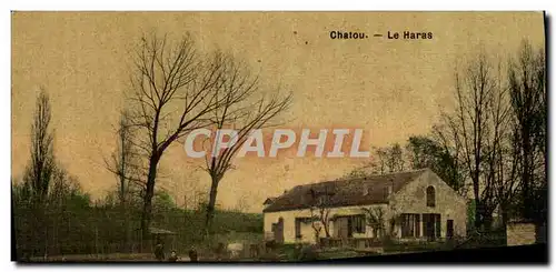 Ansichtskarte AK Cheval Equitation Hippisme Chatou Le haras (carte toilee)